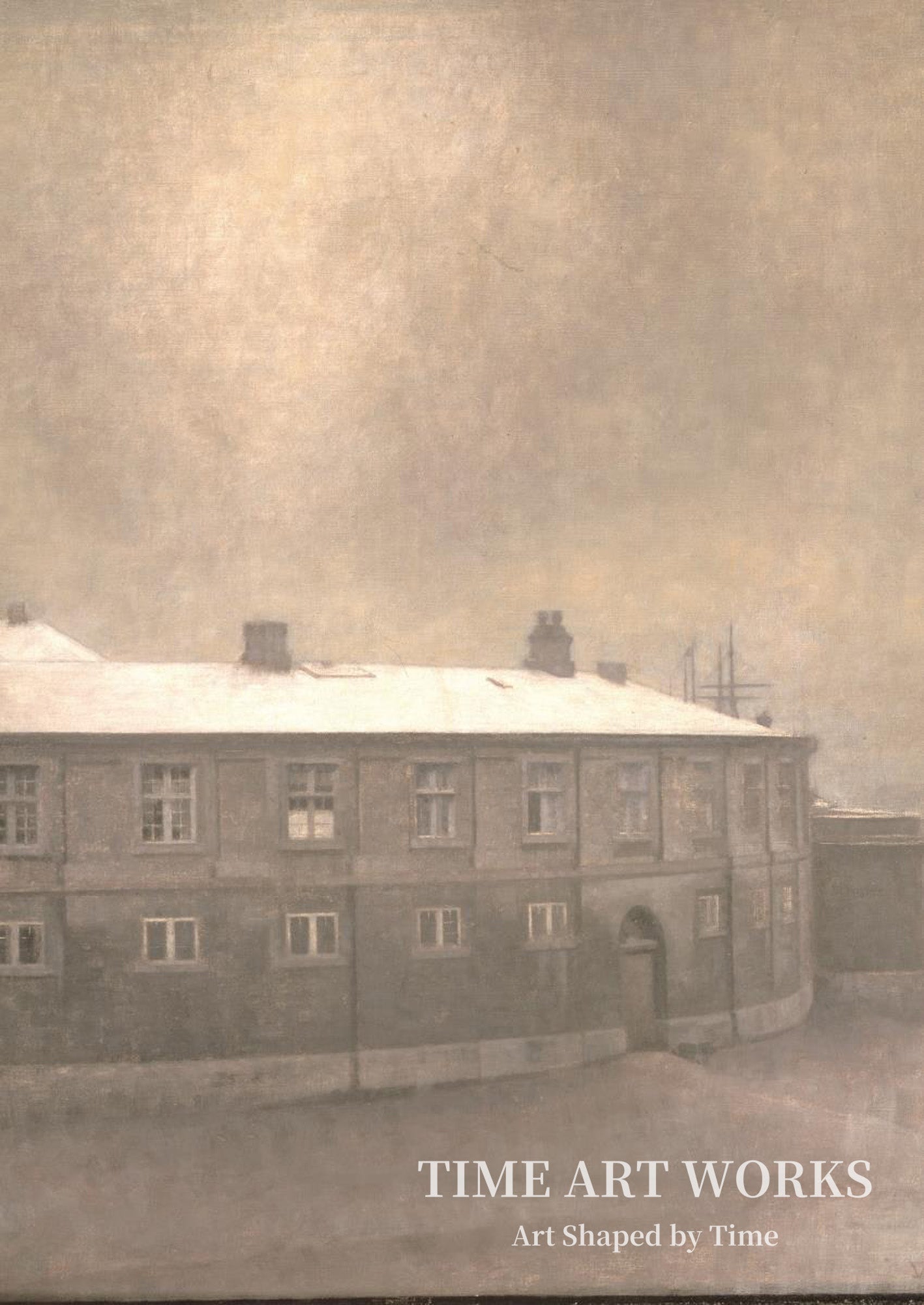 古いクリスチャンスボー城から（Fra det gamle Christiansborg）— ハンマースホイ、ヴィルヘルム（Hammershøi, Vilhelm）