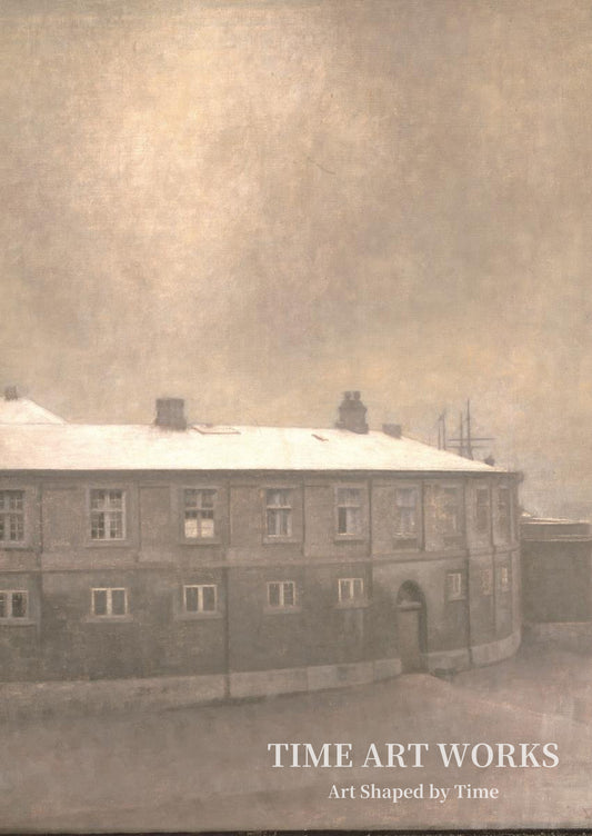 古いクリスチャンスボー城から（Fra det gamle Christiansborg）— ハンマースホイ、ヴィルヘルム（Hammershøi, Vilhelm）