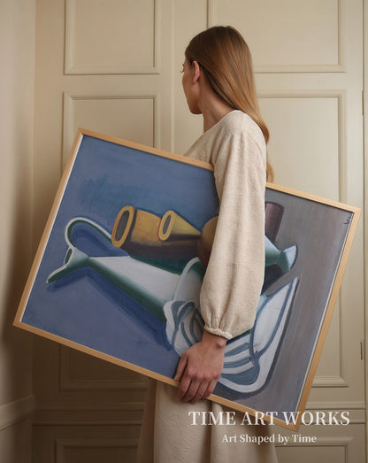 じょうろ（Opstilling med vandkande, håndklæde og krukker）— ルンドストロム、ヴィルヘルム（Lundstrøm, Vilhelm）