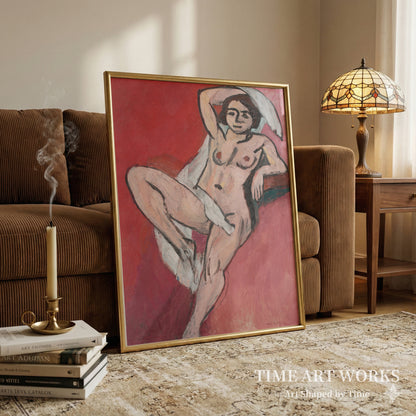 白い布をまとう裸の女性（Nøgen kvinde med hvidt klæde）— マティス、アンリ（Matisse, Henri）