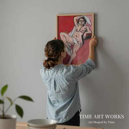 白い布をまとう裸の女性（Nøgen kvinde med hvidt klæde）— マティス、アンリ（Matisse, Henri）