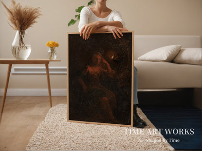 座っている女性像（Siddende kvindefigur）— 未知（Ubekendt）