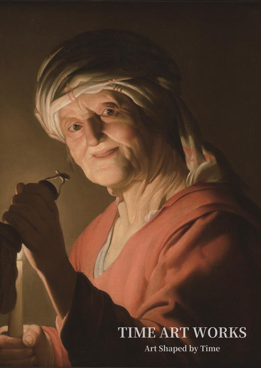 老妻（En gammel kone）— ホントホルスト、ジェラール・ファン（Honthorst, Gerard van）