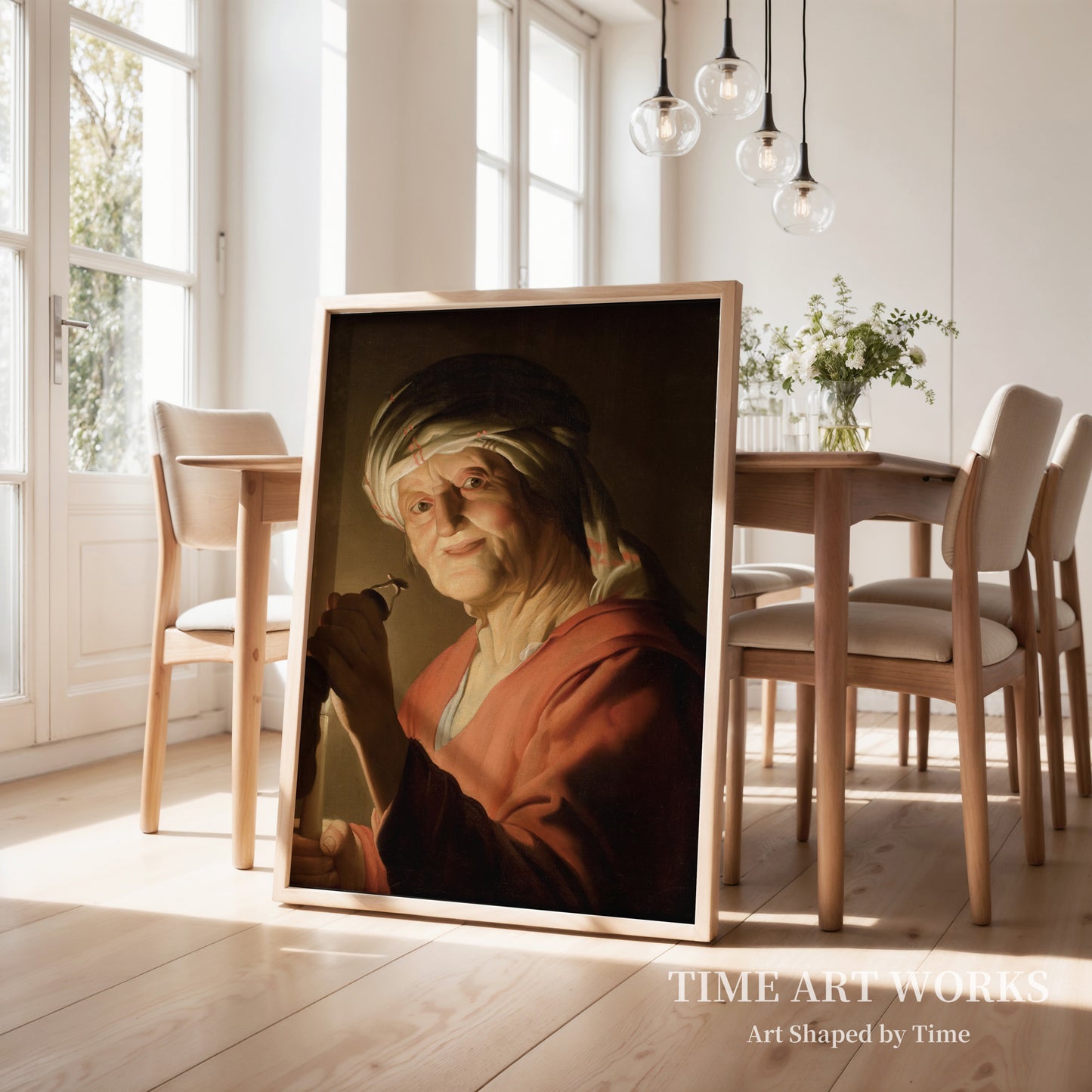 老妻（En gammel kone）— ホントホルスト、ジェラール・ファン（Honthorst, Gerard van）