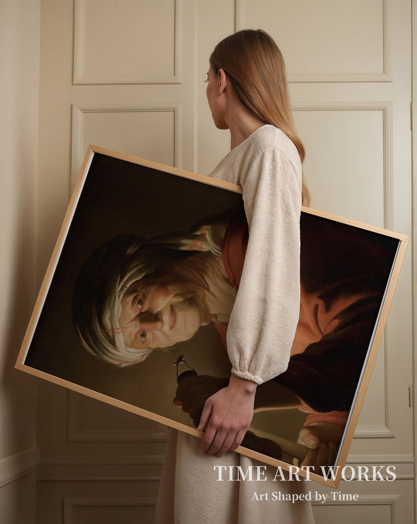 老妻（En gammel kone）— ホントホルスト、ジェラール・ファン（Honthorst, Gerard van）