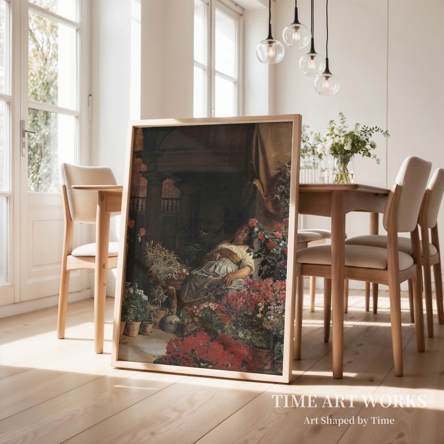 フィレンツェ出身の花売り（En blomstersælgerske fra Firenze）— ザールトマン、クリスティアン（Zahrtmann, Kristian）