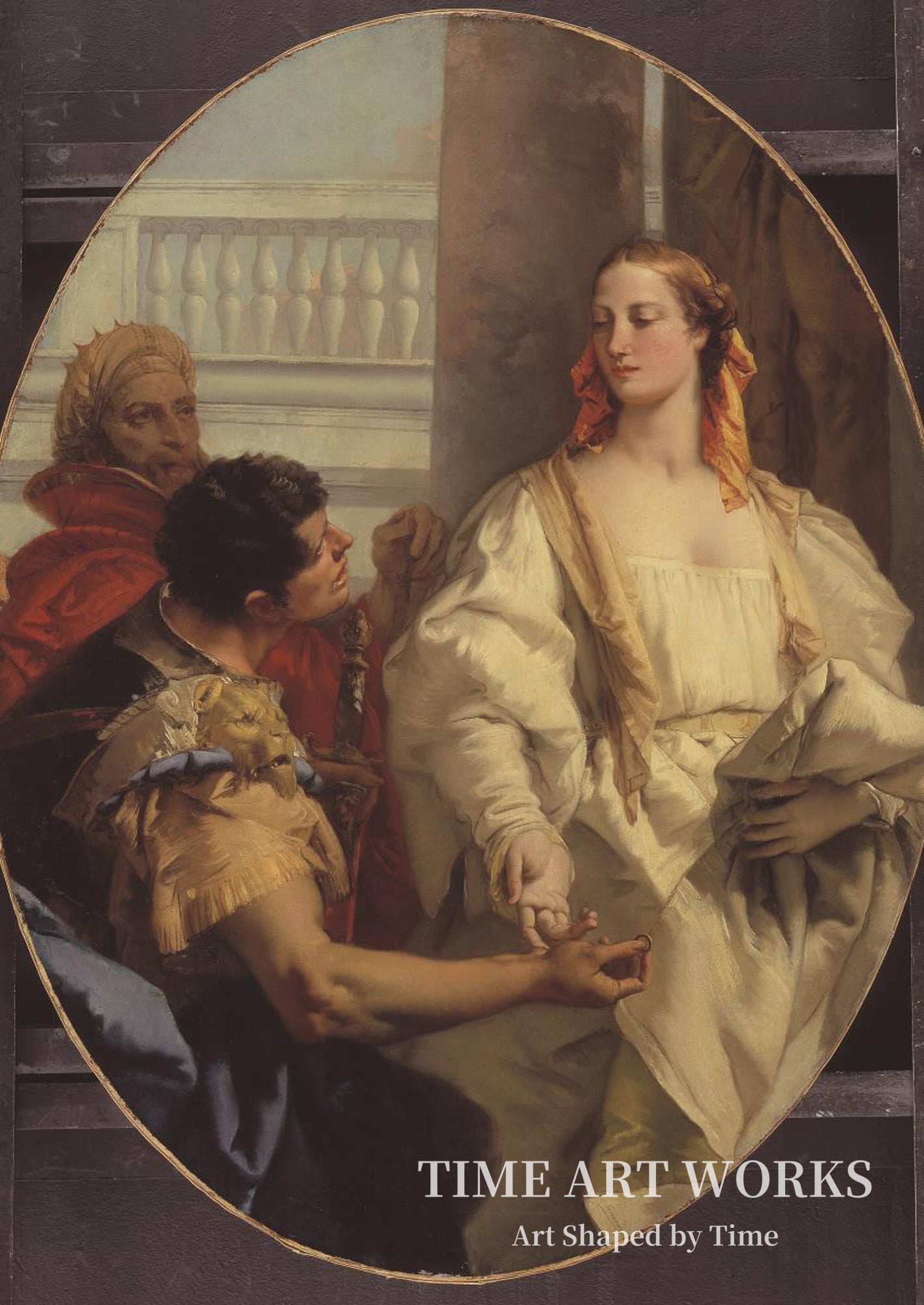 ラウィニアの婚礼（Latinus giver Æneas sin datter Lavinia til ægte）— ティエポロ作「洗礼者ヨハネ」（Tiepolo, Giovanni Battista）