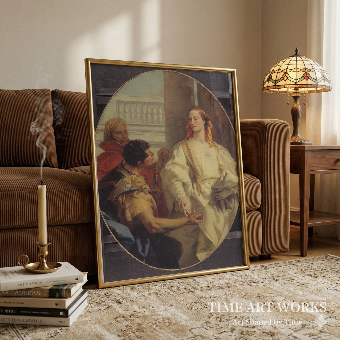 ラウィニアの婚礼（Latinus giver Æneas sin datter Lavinia til ægte）— ティエポロ作「洗礼者ヨハネ」（Tiepolo, Giovanni Battista）