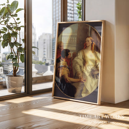 ラウィニアの婚礼（Latinus giver Æneas sin datter Lavinia til ægte）— ティエポロ作「洗礼者ヨハネ」（Tiepolo, Giovanni Battista）