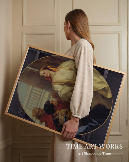ラウィニアの婚礼（Latinus giver Æneas sin datter Lavinia til ægte）— ティエポロ作「洗礼者ヨハネ」（Tiepolo, Giovanni Battista）