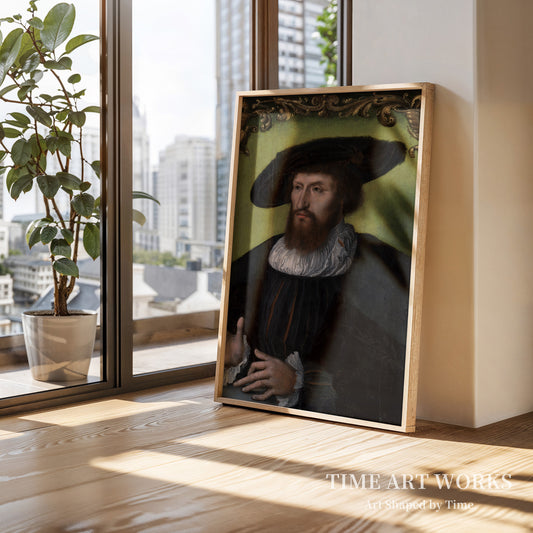 クリスチャン2世（1481年 - 1559年）の肖像画（Portræt af kong Christian II (1481-1559)）— 作者不明のオランダ人、16世紀初頭（Ubekendt nederlandsk første fjerdedel af 1500-tallet）
