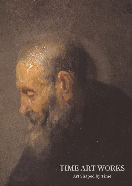 老人の横顔の習作（Studie af et oldingehoved i profil）— レンブラント・ファン・レイン（Rembrandt van Rijn）