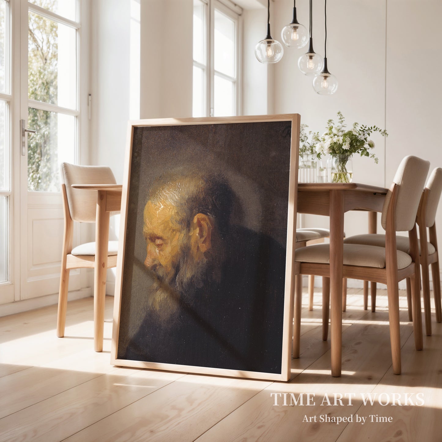 老人の横顔の習作（Studie af et oldingehoved i profil）— レンブラント・ファン・レイン（Rembrandt van Rijn）