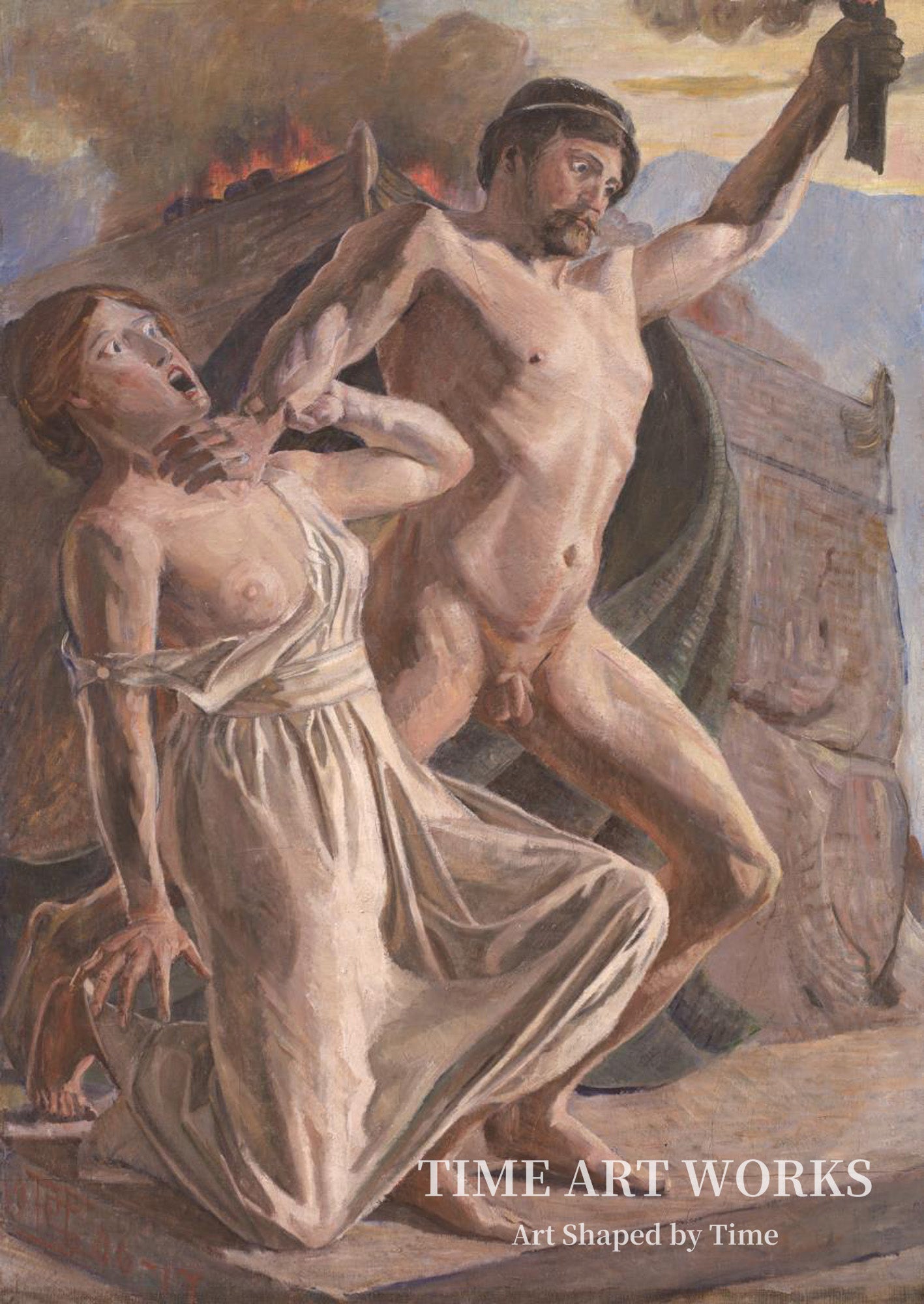 プロメテウスが火を盗む（Prometheus raner ilden）— クリスチャンセン、ポール・S.（Christiansen, Poul S.）