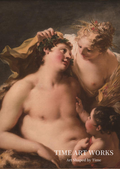 ケレス、バッカス、キューピッド（Ceres, Bacchus og Amor）— 巡礼者たち、ジョン・アンソニー（Pellegrini, Giovanni Antonio）