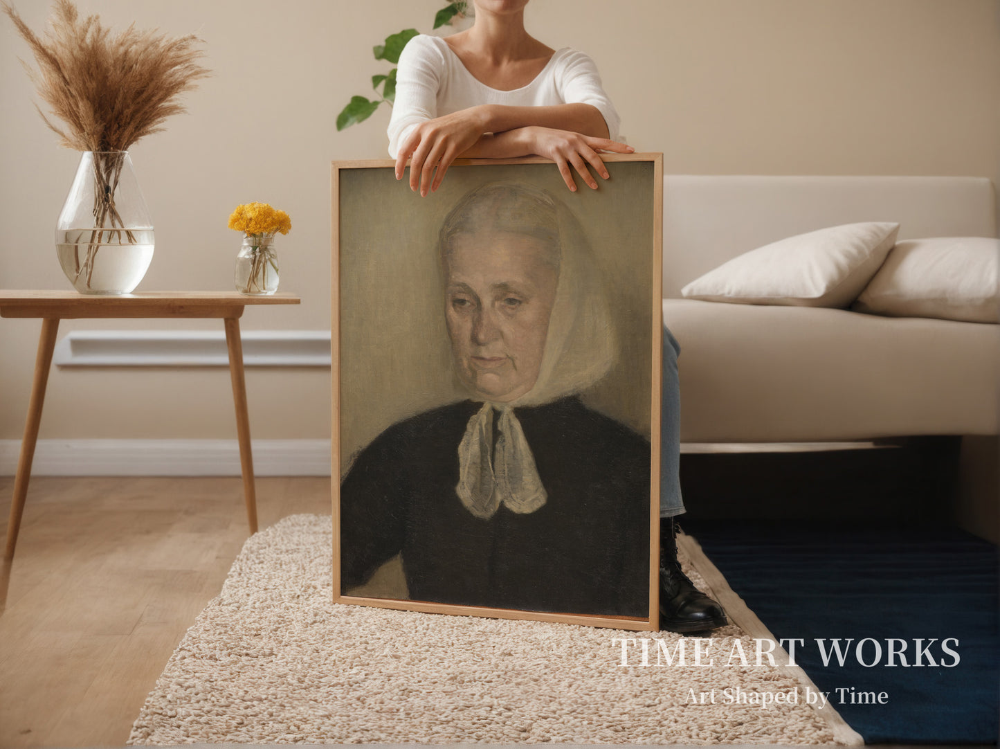 フレデリッケ・アマーリエ・ハンマースホイ（Frederikke Amalie Hammershøi, f. Rentzmann, kunstnerens moder）— ハンマースホイ、ヴィルヘルム（Hammershøi, Vilhelm）