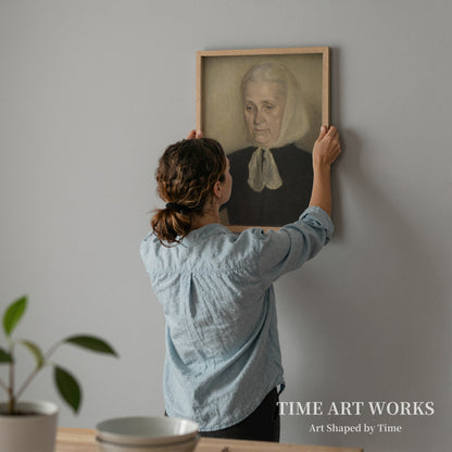 フレデリッケ・アマーリエ・ハンマースホイ（Frederikke Amalie Hammershøi, f. Rentzmann, kunstnerens moder）— ハンマースホイ、ヴィルヘルム（Hammershøi, Vilhelm）
