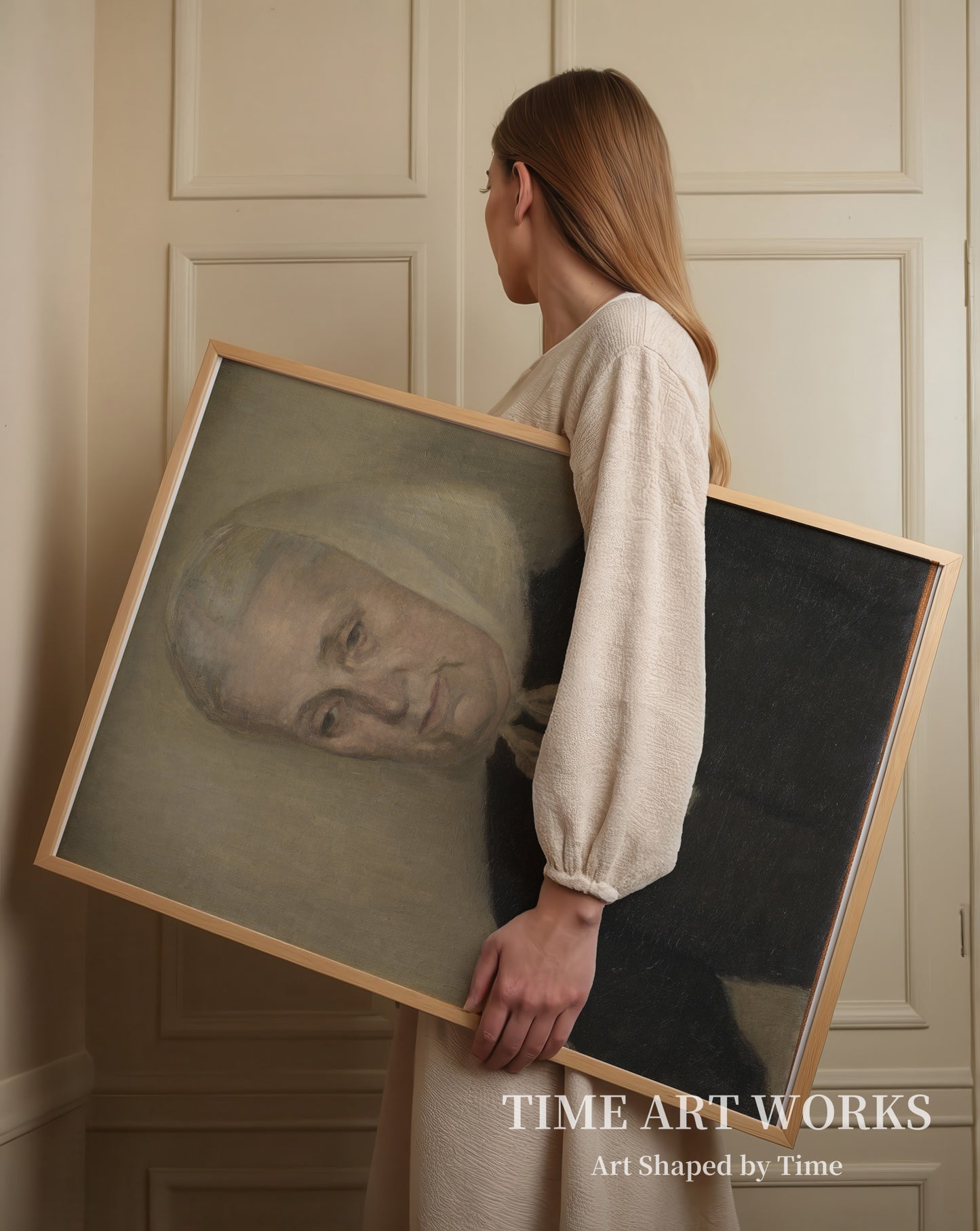 フレデリッケ・アマーリエ・ハンマースホイ（Frederikke Amalie Hammershøi, f. Rentzmann, kunstnerens moder）— ハンマースホイ、ヴィルヘルム（Hammershøi, Vilhelm）