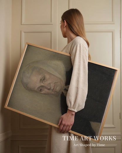 フレデリッケ・アマーリエ・ハンマースホイ（Frederikke Amalie Hammershøi, f. Rentzmann, kunstnerens moder）— ハンマースホイ、ヴィルヘルム（Hammershøi, Vilhelm）