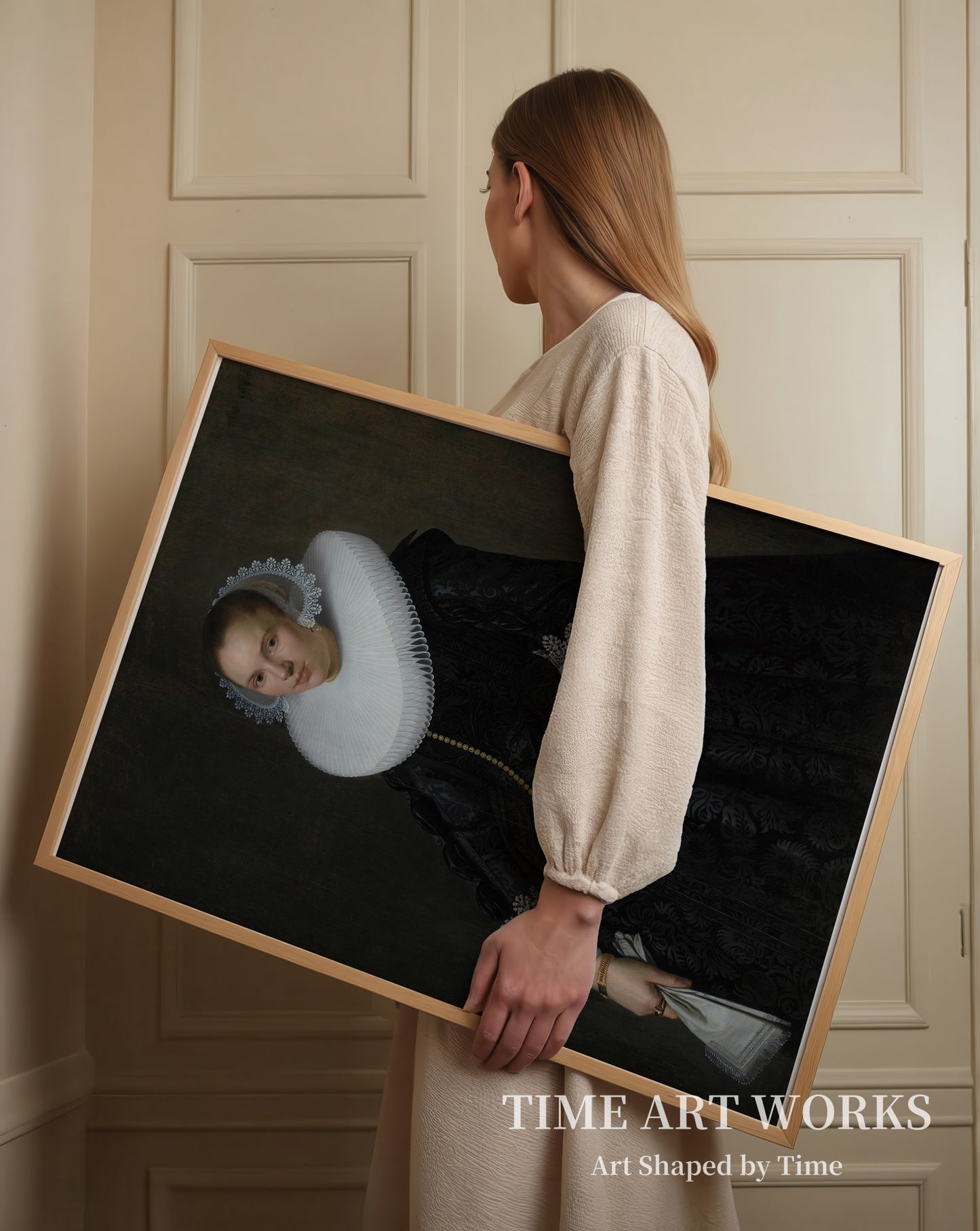 女性の肖像（Dameportræt）— ピッケノイ、ニコラース・エリアス。（Pickenoy, Nicolaes Eliasz.）