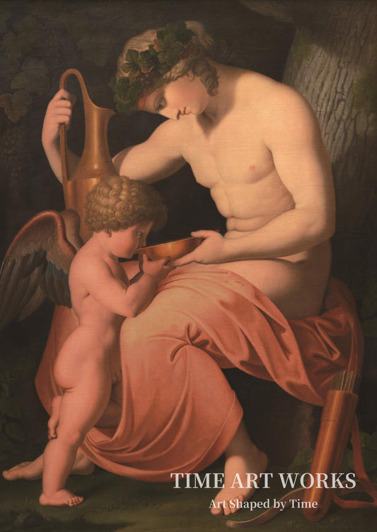 バッカスとキューピッド（Bacchus og Amor）— カーステンス、アスムス・ヤコブ（Carstens, Asmus Jacob）