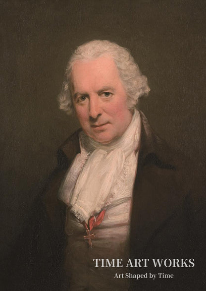 歯科医バーソロミュー・ラスピーニの肖像（1728-1813）（Portræt af tandlægen Bartholomew Ruspini, London (1728-1813)）— ロムニー、ジョージ（Romney, Georg）