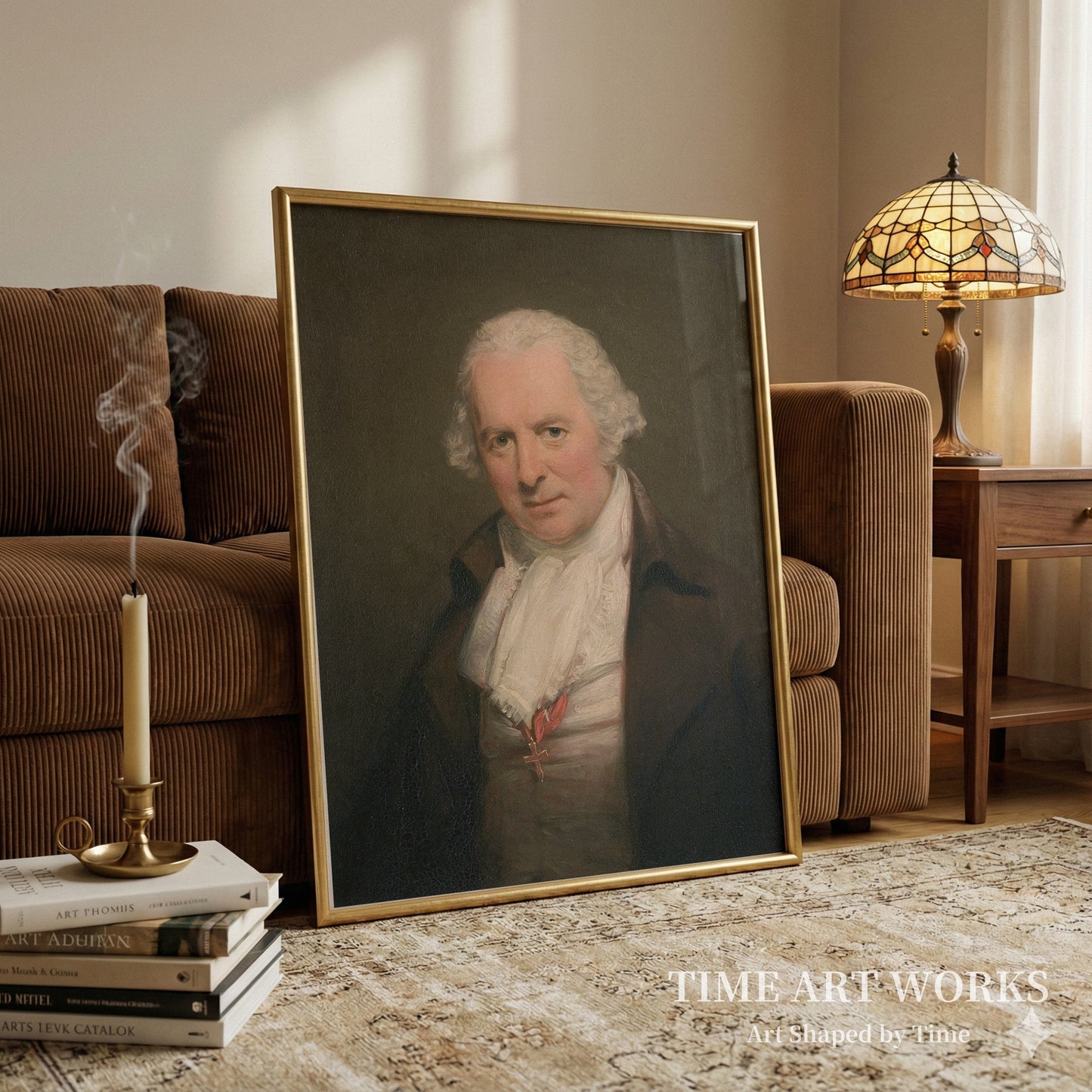 歯科医バーソロミュー・ラスピーニの肖像（1728-1813）（Portræt af tandlægen Bartholomew Ruspini, London (1728-1813)）— ロムニー、ジョージ（Romney, Georg）