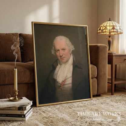 歯科医バーソロミュー・ラスピーニの肖像（1728-1813）（Portræt af tandlægen Bartholomew Ruspini, London (1728-1813)）— ロムニー、ジョージ（Romney, Georg）