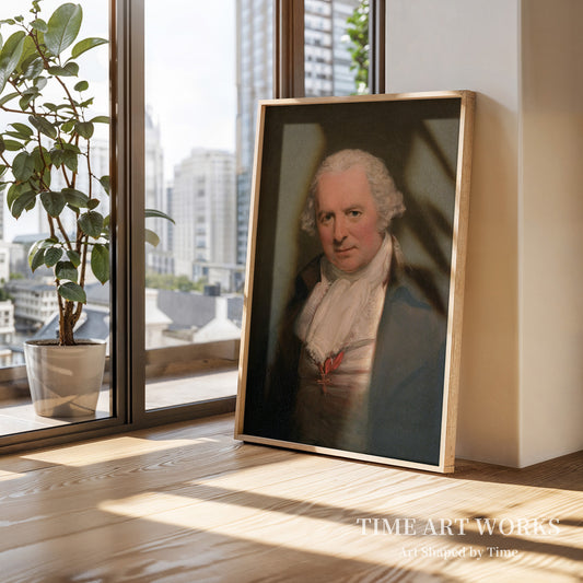 歯科医バーソロミュー・ラスピーニの肖像（1728-1813）（Portræt af tandlægen Bartholomew Ruspini, London (1728-1813)）— ロムニー、ジョージ（Romney, Georg）
