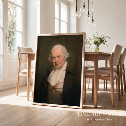 歯科医バーソロミュー・ラスピーニの肖像（1728-1813）（Portræt af tandlægen Bartholomew Ruspini, London (1728-1813)）— ロムニー、ジョージ（Romney, Georg）