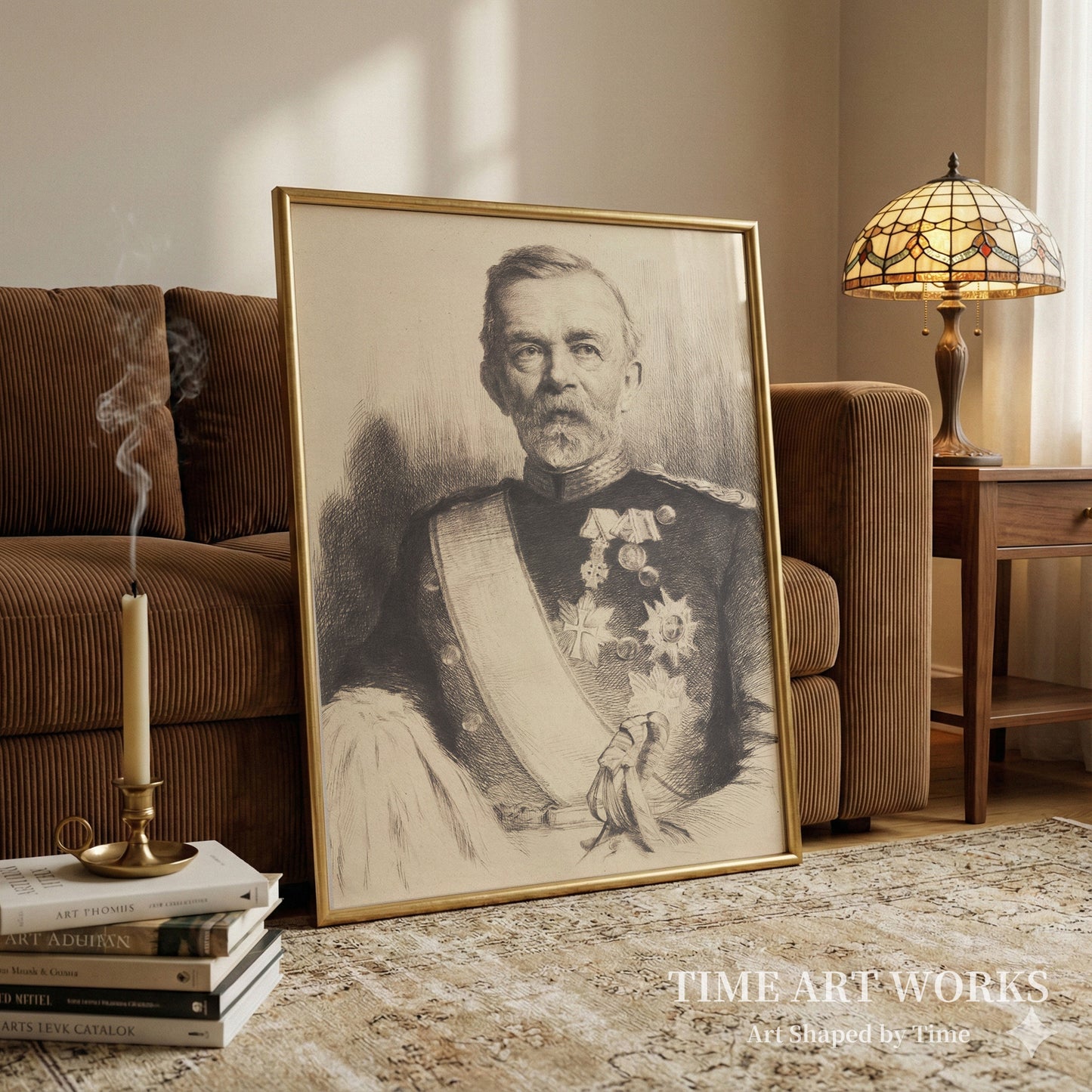 L. コーエフォード少将の肖像（Portræt af Generalmajor L. Koefoed）— シュワルツ、フランス（Schwartz, Frans）