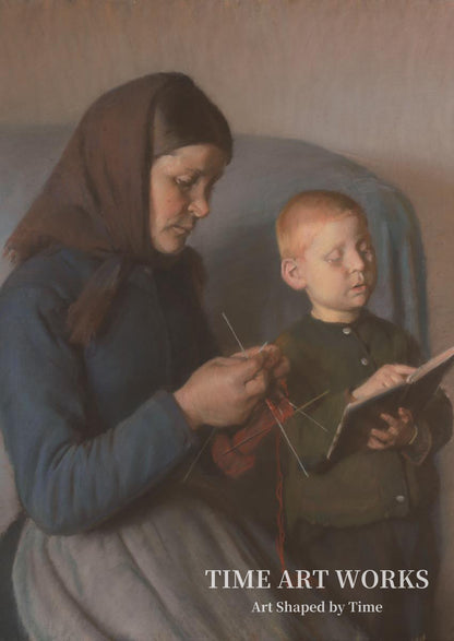 授業内容を復習します（Lektien gennemgåes）— アンカー、アンナ（Ancher, Anna）