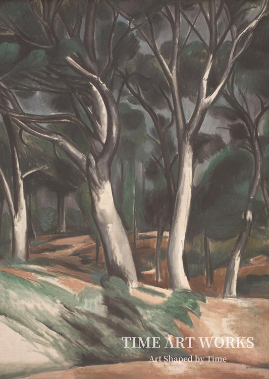 ソセ・レ・パンの松林（Pinjeskov ved Sausset-les-Pins）— ドラン、アンドレ（Derain, André）