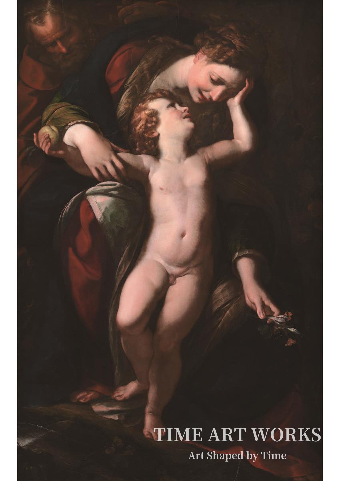 聖家族（Den hellige Familie. Hvilen på flugten til Ægypten）— プロカッチーニ、『ユリウス・カエサル』（Procaccini, Giulio Cesare）