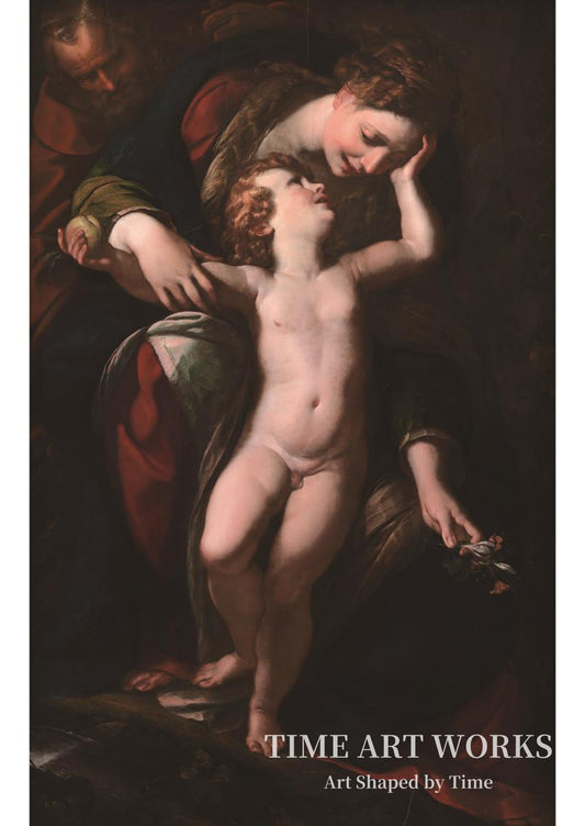 聖家族（Den hellige Familie. Hvilen på flugten til Ægypten）— プロカッチーニ、『ユリウス・カエサル』（Procaccini, Giulio Cesare）