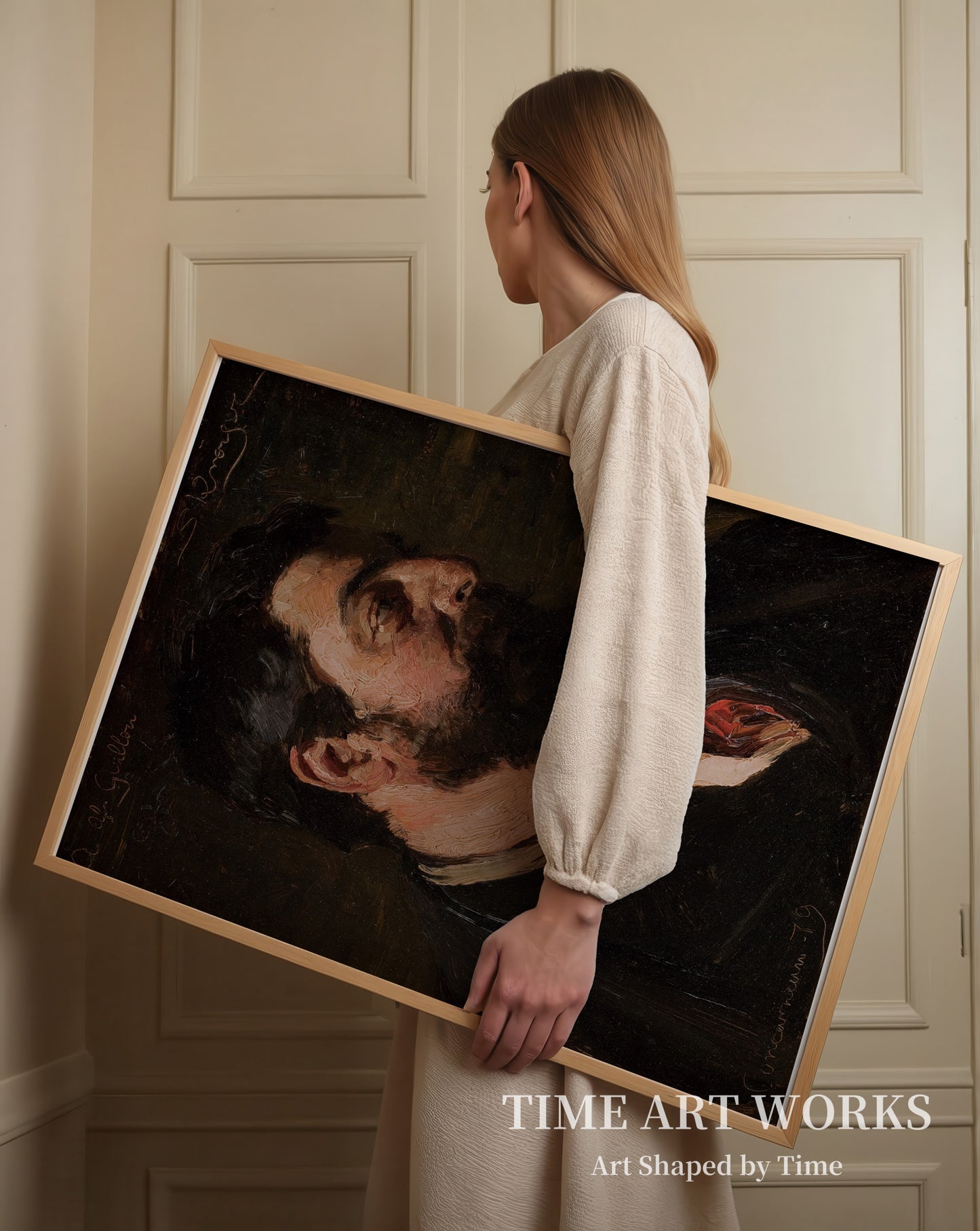 フランスの画家アルフレッド・ギユーの肖像（Portræt af den franske maler Alfred Guillou）— クロイヤー、PS（Krøyer, P.S.）