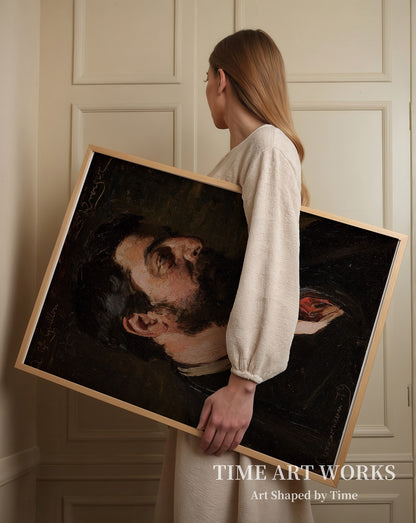 フランスの画家アルフレッド・ギユーの肖像（Portræt af den franske maler Alfred Guillou）— クロイヤー、PS（Krøyer, P.S.）