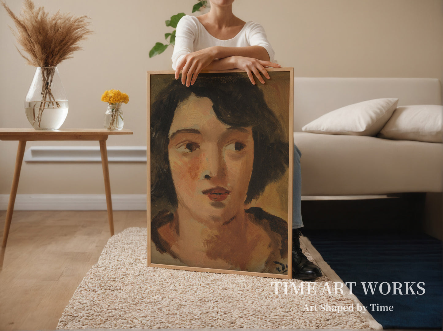 若い女性の頭部（Tête de jeune femme）— ドラン、アンドレ（Derain, André）