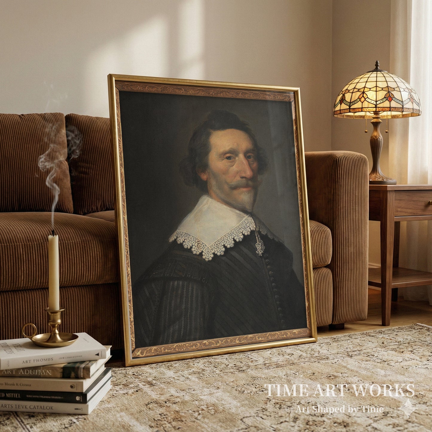 オランダの詩人（1581-1647）の肖像（Portræt af den hollandske digter og historieskriver Pieter Cornelisz Hooft (1581-1647)）— ミエレフェルト、ミヒール・ヤンスゾーン。（Mierevelt, Michiel Jansz. van）