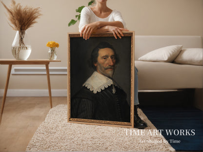 オランダの詩人（1581-1647）の肖像（Portræt af den hollandske digter og historieskriver Pieter Cornelisz Hooft (1581-1647)）— ミエレフェルト、ミヒール・ヤンスゾーン。（Mierevelt, Michiel Jansz. van）