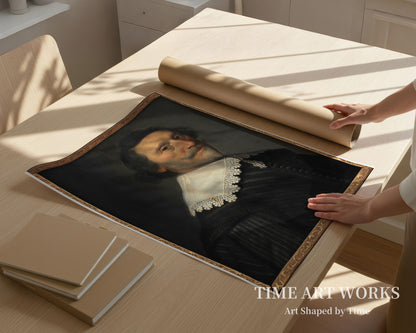 オランダの詩人（1581-1647）の肖像（Portræt af den hollandske digter og historieskriver Pieter Cornelisz Hooft (1581-1647)）— ミエレフェルト、ミヒール・ヤンスゾーン。（Mierevelt, Michiel Jansz. van）