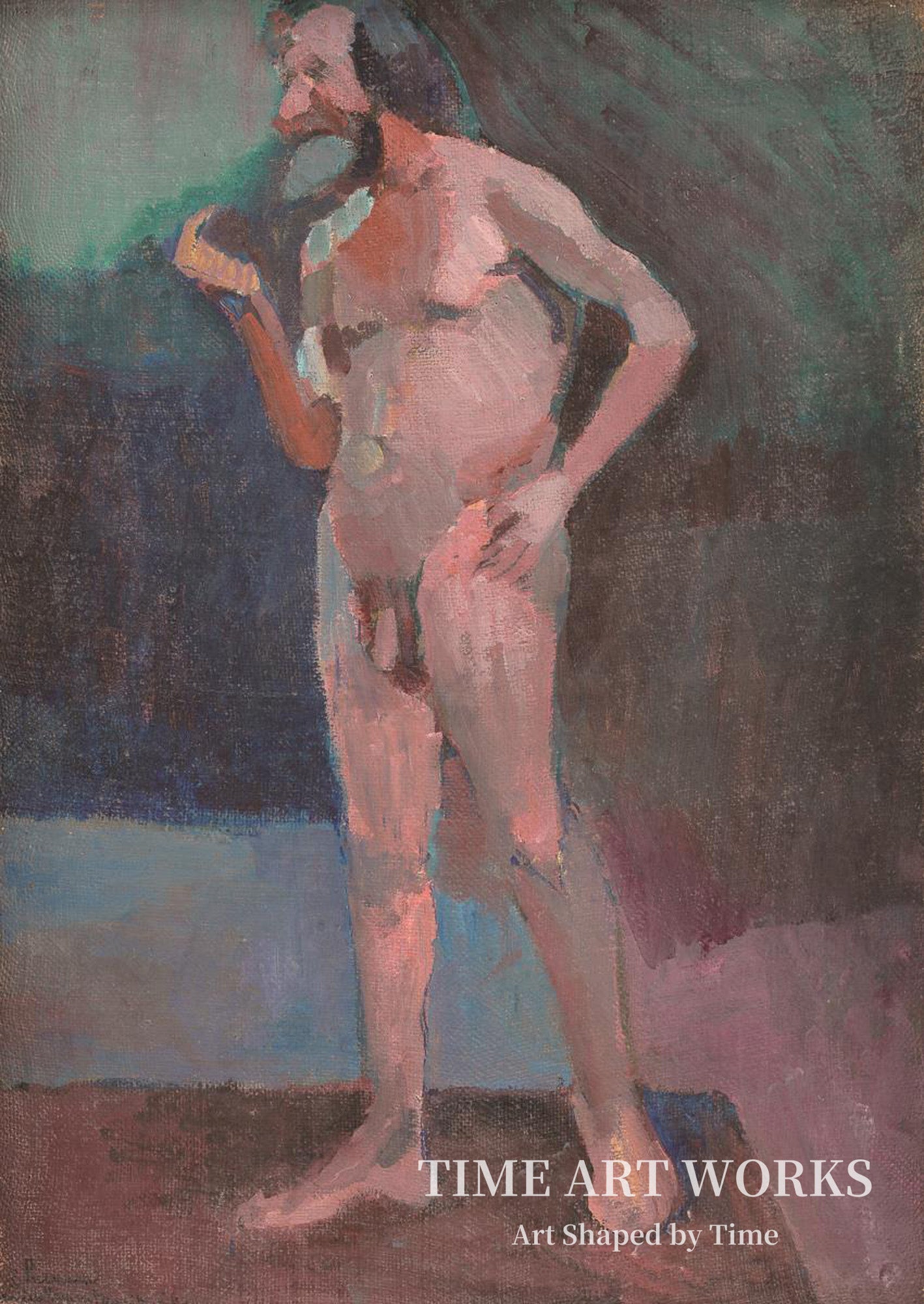 立っている男性習作（Stående mandlig model）— マティス、アンリ（Matisse, Henri）