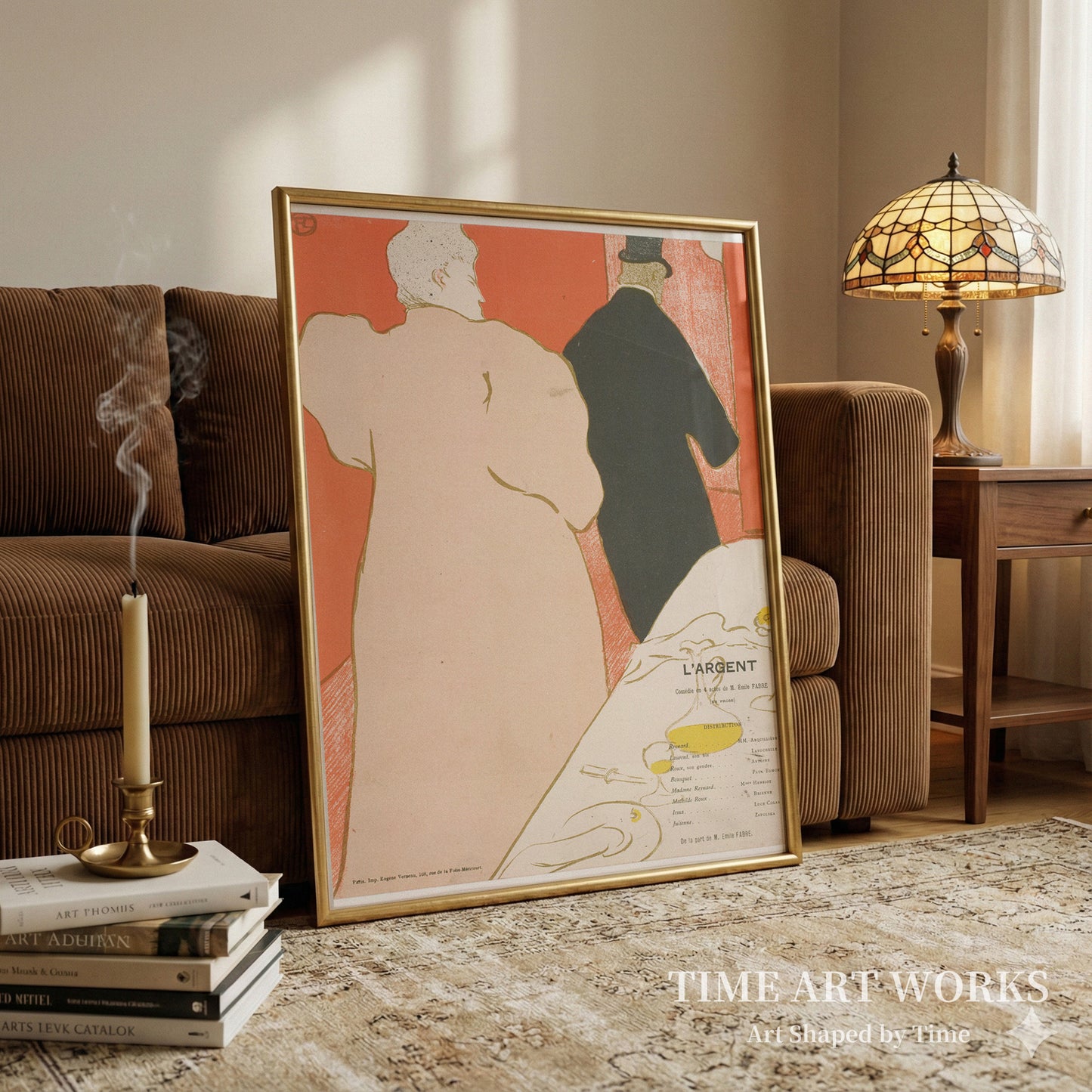 ある男性と女性（Un Moniseur et une Dame, Programme pour L'Argent）— トゥールーズ＝ロートレック、アンリ・ド（Toulouse-Lautrec, Henri de）