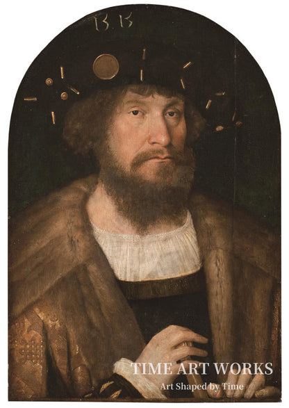 クリスチャン2世（1481-1559）の肖像（Portræt af Christian II (1481-1559)）— シットウ、ミヒール（Sittow, Michiel）