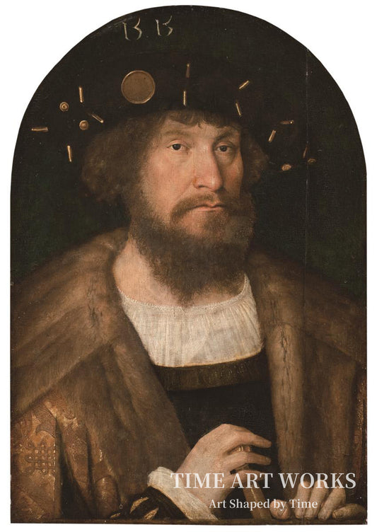 クリスチャン2世（1481-1559）の肖像（Portræt af Christian II (1481-1559)）— シットウ、ミヒール（Sittow, Michiel）