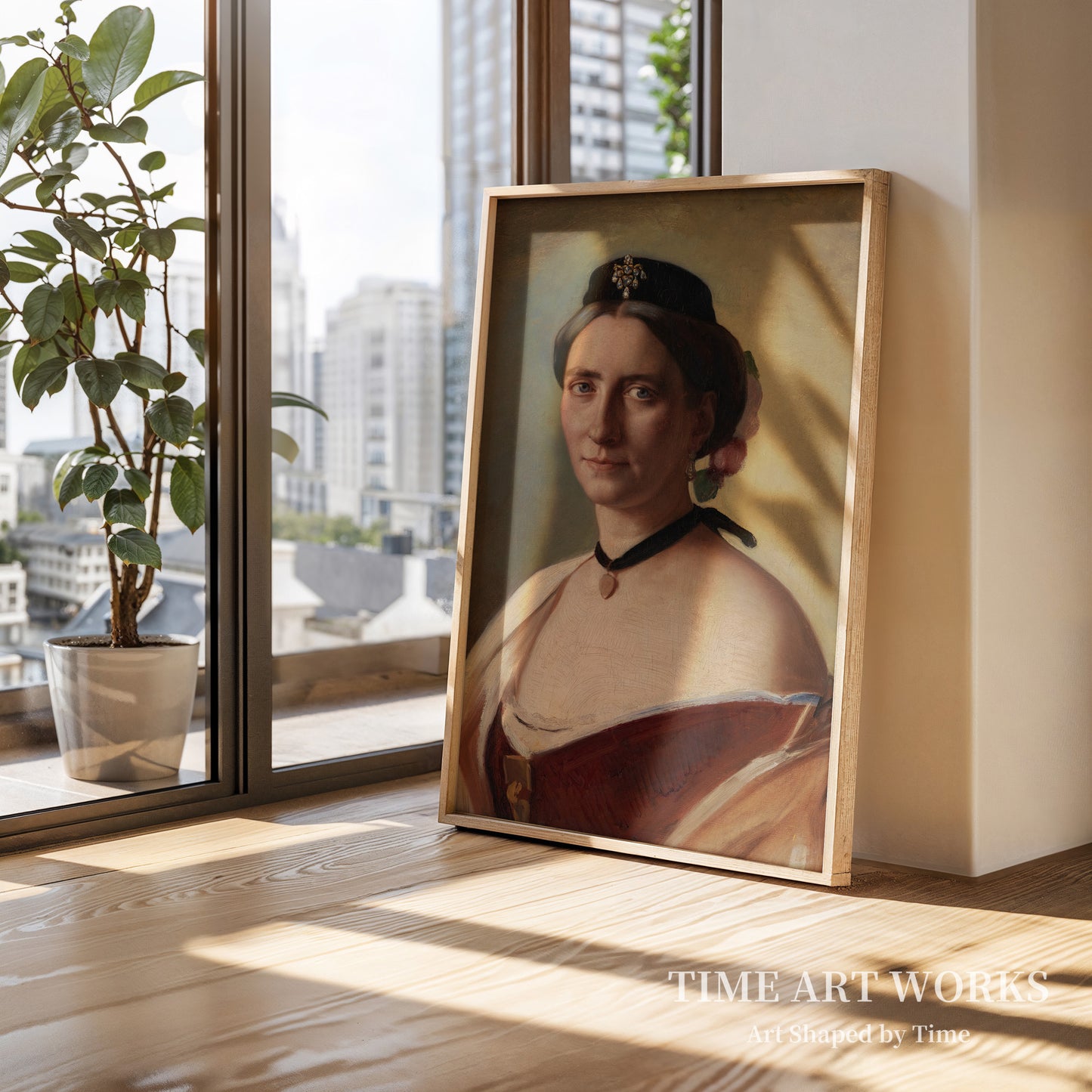 画家の妻（旧姓トレプカ）（Kunstnerens hustru, fru Alma Bloch, f. Trepka）— ブロッホ、カール（Bloch, Carl）