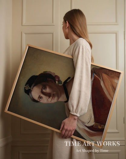 画家の妻（旧姓トレプカ）（Kunstnerens hustru, fru Alma Bloch, f. Trepka）— ブロッホ、カール（Bloch, Carl）