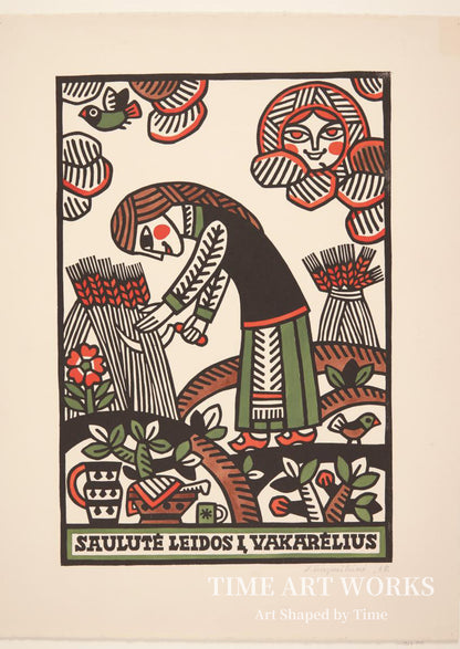 『レイドスへよろしく（"Sauluté Leidos i, Vakarélius"）— Surgailienė、Aspazija（Surgailienė, Aspazija）