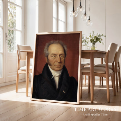 美術商会理事JC・スペングラーの肖像（Portræt af kunstkammerforvalter J.C. Spengler）— ルンド、JL（Lund, J.L.）
