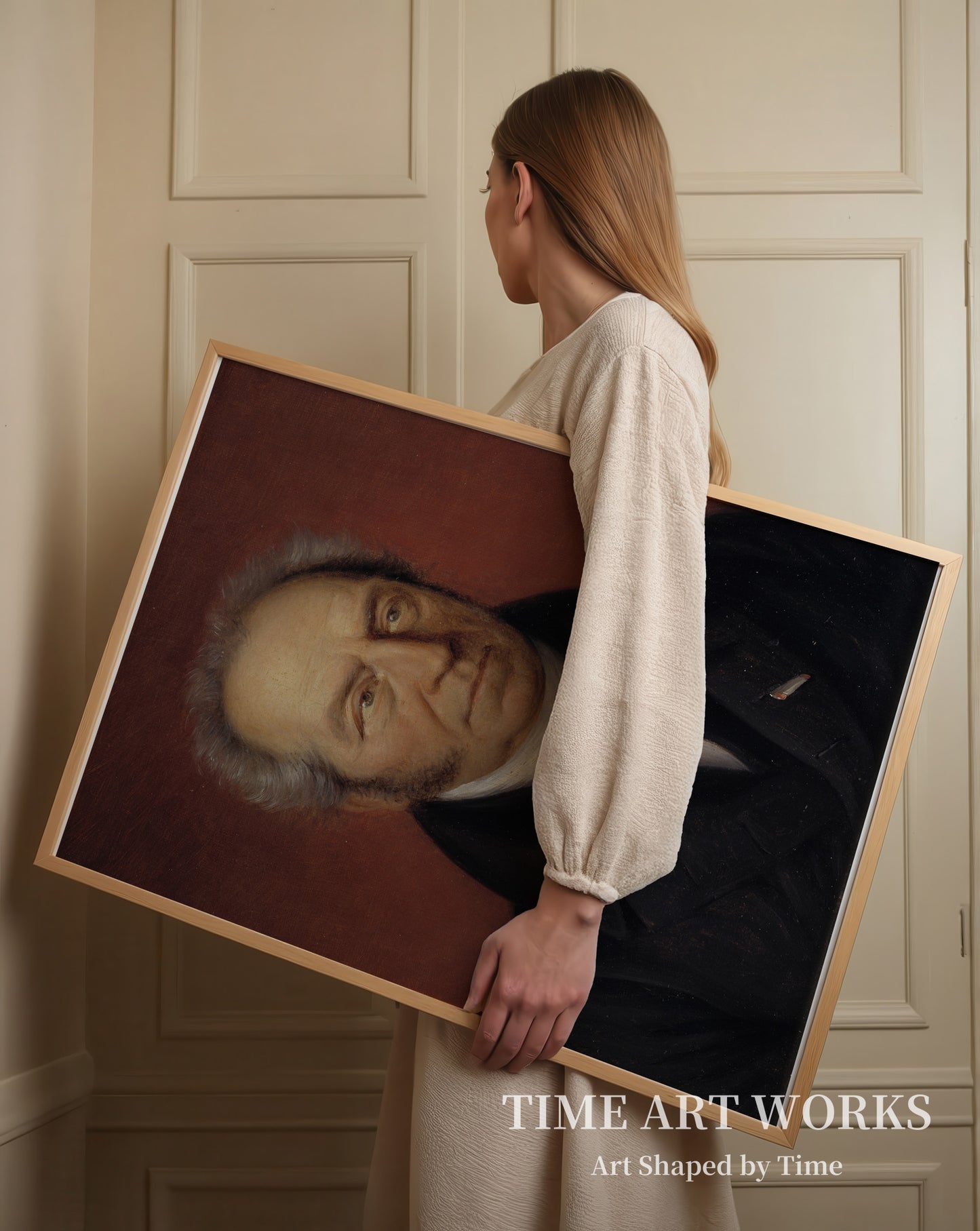 美術商会理事JC・スペングラーの肖像（Portræt af kunstkammerforvalter J.C. Spengler）— ルンド、JL（Lund, J.L.）